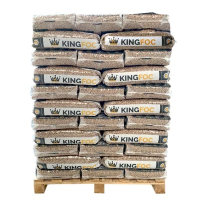 KINGFOC- Palet de 77 sacos de pellet
